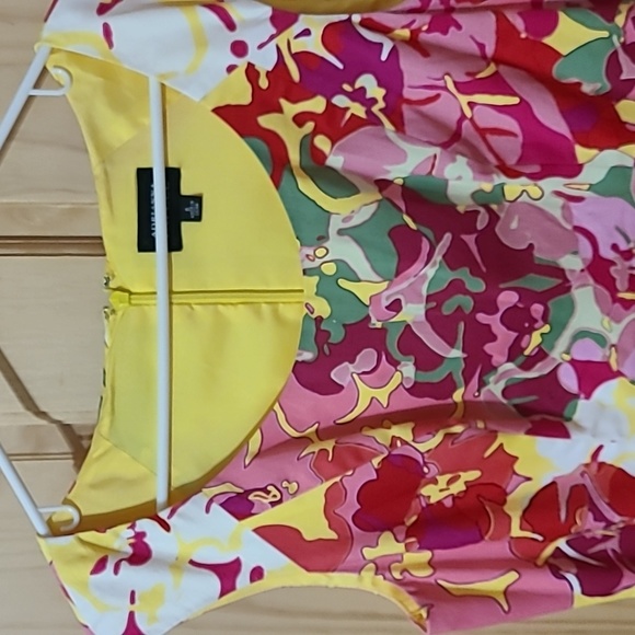 Adrianna Papell cotton dress sz 8 - Picture 3 of 5